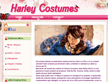 Tablet Screenshot of harleycostumes.com